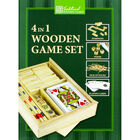 4 in 1 Wooden Game set image number 2
