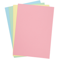 A4 Pastel Card: Pack of 10