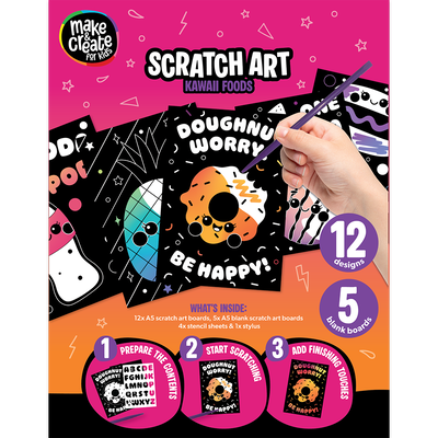 Scratch Art Kit: Kawaii Foods image number 1