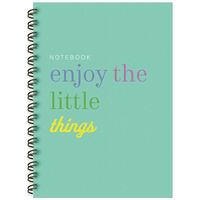 A5 Wiro Enjoy The Little Things Notebook