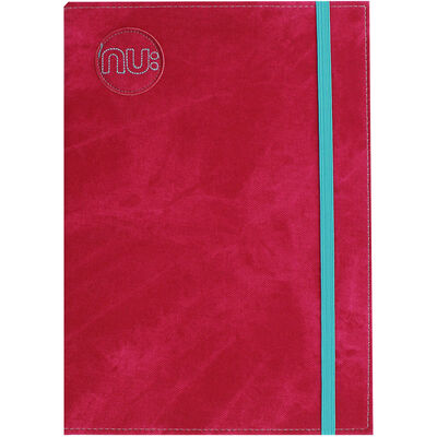 NU Pink Denim Maxi Lined Notebook image number 1