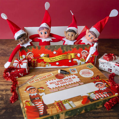 Personalise Christmas Elf Gift Box with Pen image number 3