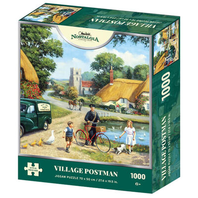 Village Postman 1000 Piece Jigsaw Puzzle image number 1