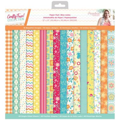 CC Crafty Fun Paper Pad - 12x12 Inch image number 1