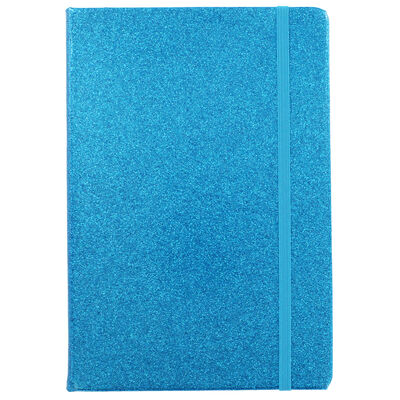 A5 Blue Glitter Cased Lined Journal image number 2