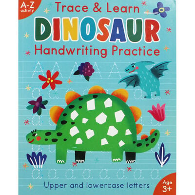 Trace and Learn Dinosaur Handwriting Practice image number 1