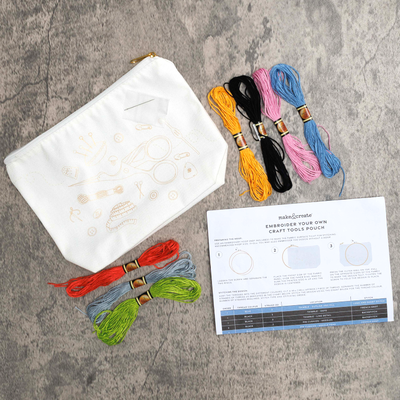 Embroider Your Own Craft Tools Pouch Kit image number 2
