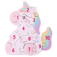PlayWorks Wooden Unicorn Jigsaw Puzzle