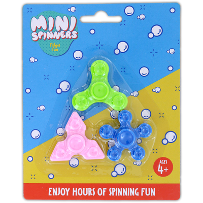 Assorted Mini Spinners: Pack of 3 image number 1