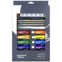 Crawford & Black Acrylic Paint Set: Pack of 20