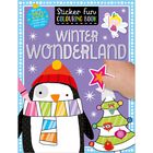 Winter Wonderland: Sticker Fun Colouring Book image number 1