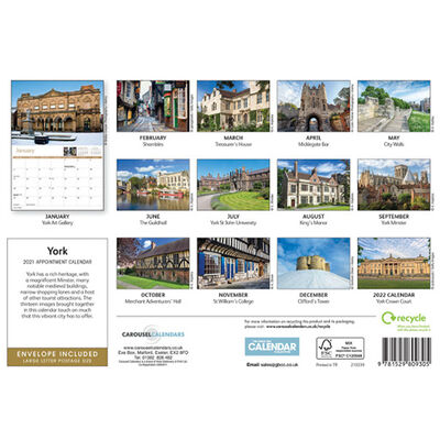 York A4 Calendar 2021 image number 3