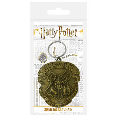 Harry Potter 3D Hogwarts Crest Keychain image number 1