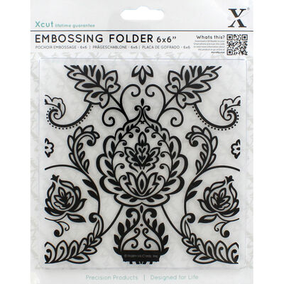 Festive Tile Embossing Folder - 6x6 Inch image number 1