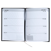 A5 Week to View Black 2026 Diary