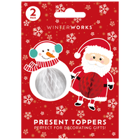 Christmas Present Toppers: Pack of 2