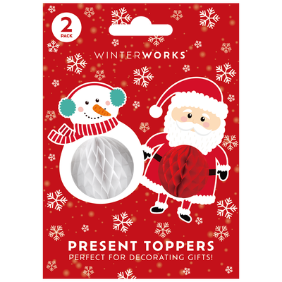 Christmas Present Toppers: Pack of 2 image number 1