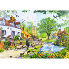 Village in Spring 1000 Piece Jigsaw Puzzle image number 3