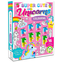 Super Cute Unicorns Colouring