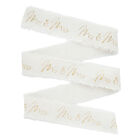 Gold Mr and Mrs Ribbon image number 1