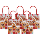 Gingerbread House Treat Bags: Pack of 5 image number 1