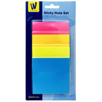 Works Essentials Sticky Notes: Pack of 4
