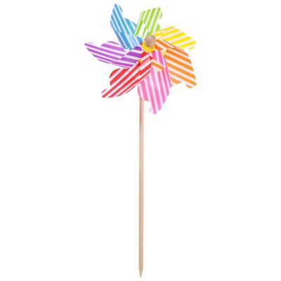 PlayWorks Rainbow Wooden Windmill: Assorted image number 2