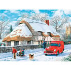 Winter Sledge Trevor Mitchell 500 Piece Jigsaw Puzzle image number 2