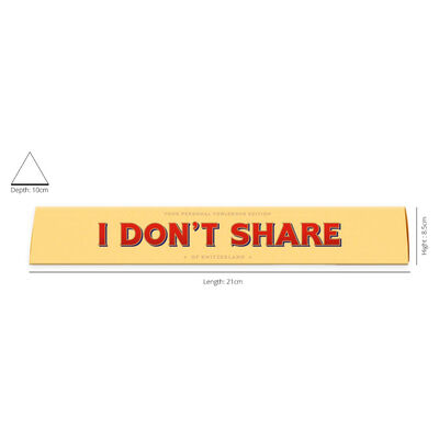 Toblerone Milk Chocolate 100g &ndash; I Don't Share image number 2