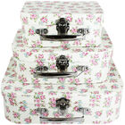 Floral Storage Suitcases - Set Of 3 image number 1