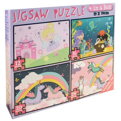 4 In 1 Jigsaw Puzzle Set image number 1