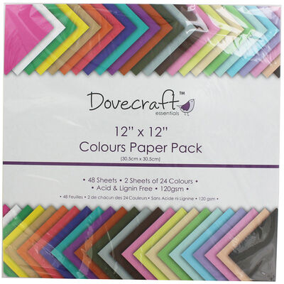 Colours Paper Pack - 12 x 12 Inches image number 1