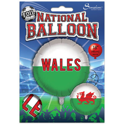 18 Inch Wales Helium Balloon image number 2