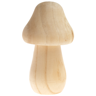Small Wooden Mushroom image number 1