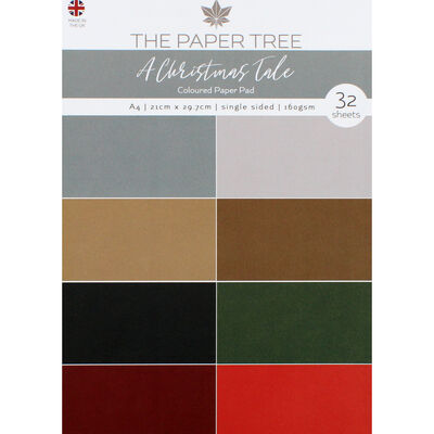 A Christmas Tale Coloured Paper Pad - 32 Sheets image number 1