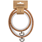 Wooden Embroidery Hoops: Pack of 2 image number 1