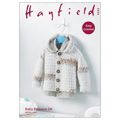 Hayfield Baby Blossom DK: Jacket Crochet Pattern 5232 image number 1