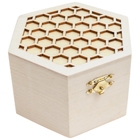 Hexagon Honeycomb Wooden Box