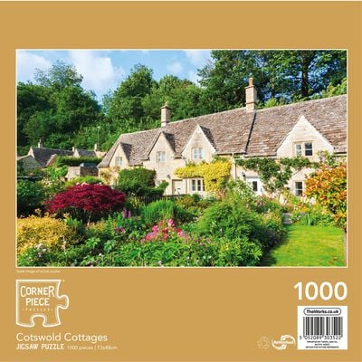 Cotswold Cottages 1000 Piece Jigsaw Puzzle The Works