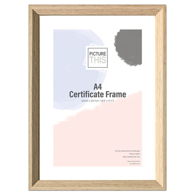 Photo Frame Wood Effect A4 image number 1