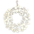 Wooden Floral Wreath image number 1