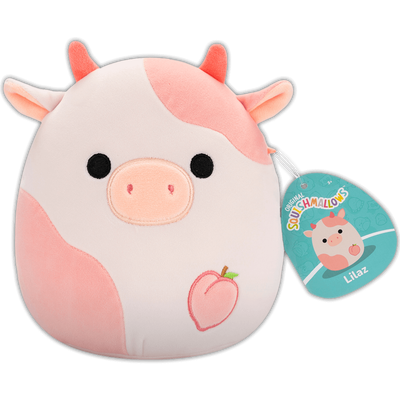 Squishmallows Plush: Lilaz the Peach Cow image number 1