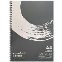 A4 Crawford & Black Artist Sketch Pad: 30 Sheets