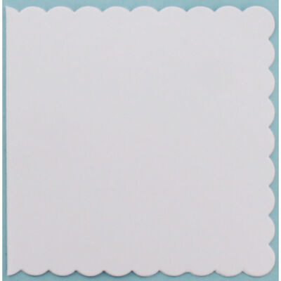 14 Scalloped Edge Greeting Cards - 5 x 5 Inches image number 2