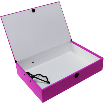 Bright Pink Foolscap Box File image number 2