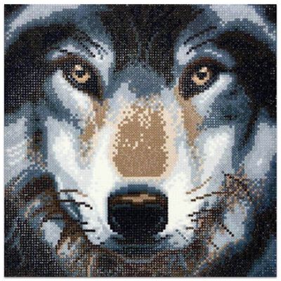 Crystal Art Kit: Wolf image number 1