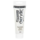 Graduate Acrylic Paint Pearl White 120ml image number 1
