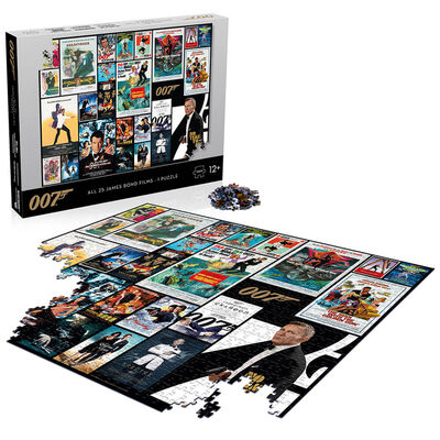 James Bond Movie Poster 1000 Piece Jigsaw Puzzle image number 3