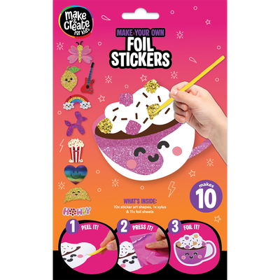 Make Your Own Foil Stickers: Pack of 10 image number 1