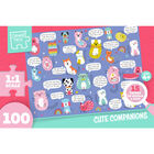 Cute Companions 100 Piece Search & Find Jigsaw Puzzle image number 1